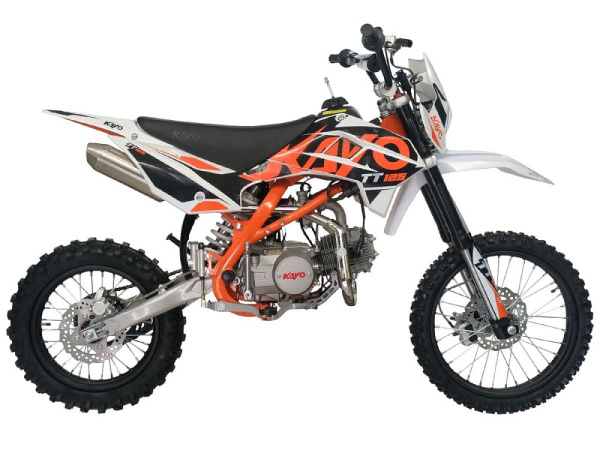 Питбайк KAYO BASIC K125 17/14 KRZ (механ. сцепл.. кикстартер. 2024 г.) | Мототека