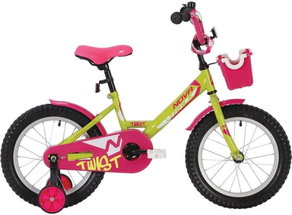Детский велосипед Novatrack (Новатрак) Twist 20" с корзинкой (2020)