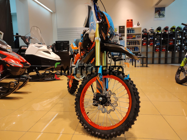 Питбайк KAYO (Кайо) EVOLUTION K125EM 17/14 KRZ (механ. сцепл., эл. стартер 2024 г.) | Мототека